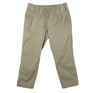 LL Bean Standard Fit Mens Comfort Stretch Dock Pants Sage Green Size L Lounge